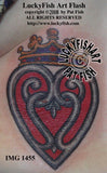 Luckenbooth Scottish Heart Tattoo Design 1