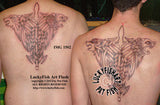 Wolf Lion Brothers Celtic Tattoo Design 2