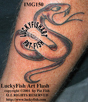Old School Snake Tattoo Design 2