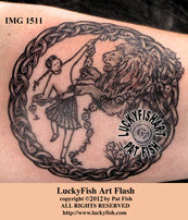 Aslan Lion Tattoo Design 1