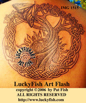 Tree of Spirit Celtic Tattoo Design 1