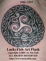 Wheel of Balance Celtic Tattoo Design 1