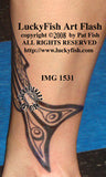 Leaping Salmon Pictish Indian Tattoo Design 3