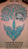 Anchored Tree Celtic Tattoo Design