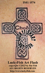 Beloved Cross Celtic Tattoo Design 1
