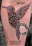 Celtic Hummingbird Tattoo Design