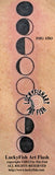 Moon Phases Tattoo Design 1