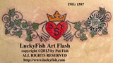 Claddagh Vine Celtic Tattoo Design