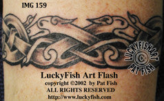 Hound Band Celtic Tattoo Design 1