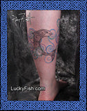 Spiral Salmon Celtic Tattoo Design 2