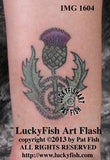 Thistle Magic Scottish Tattoo Design 1