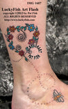 Honey Heart Tattoo Design 1