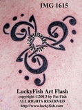 Clef Knot Celtic Music Tattoo Design 1