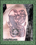 USA & Eire Heritage Celtic Tattoo Design 2