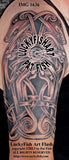 Dog Show Celtic Tattoo Design 1