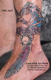 Horse Feathers Celtic Tattoo Design 1