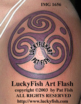 Spiral of Momentum Celtic Tattoo Design 1
