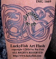 Viking Horse Band Tattoo Design 1