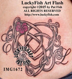 Growing Motherhood Heart Celtic Tattoo Design 