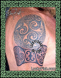 Duality Double Disc Celtic Pictish Tattoo Design 2