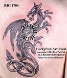 NeoCeltic Dragon Tattoo Design 1