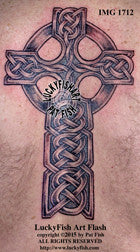 Cross of Righteousness Celtic Tattoo Design 1