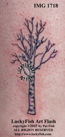 Russian Birch Tree Tattoo Design 1
