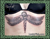 Celtic Dragonfly Tattoo Design 2