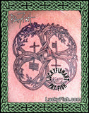 Runic Knotted Tree Celtic Tattoo Design 2
