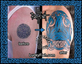 Triquetra Quarter Sleeve Celtic Tattoo Design