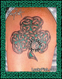 Fatherhood Shamrock Tattoo Design 2