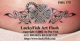 Four Hearts Celtic Tattoo Design 1