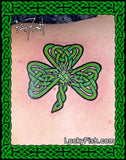 Trinity Shamrock Celtic Tattoo Design