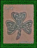 Celtic Trinity Shamrock Tattoo Design