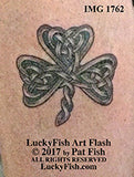 Trinity Celtic Shamrock Tattoo Design