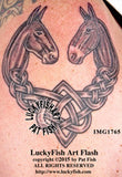 Stubborn Love Celtic Mule Tattoo Design 1