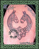 Stubborn Love Celtic Mule Tattoo Design 4
