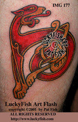 Cypher Cat Celtic Tattoo Design 1