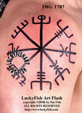 Viking Vegvisir Tattoo Design