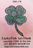 Four Leaf Clover Celtic Tattoo Design 1