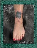 Four Leaf Clover Celtic Tattoo Design 4