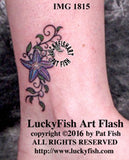 Starfish Sea Star Girly Seaweed Tattoo Design