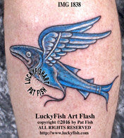 Fly fishing tattoo cover up done - Everlasting Art Tattoo