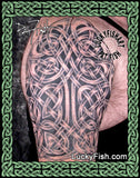 Half Sleeve Valiant Upper Arm Celtic Tattoo Design