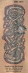 Year Of The Dog Celtic Tattoo Design