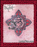 Knot Ring Root Base Chakra Tattoo Design