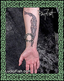 Saxon Sutton Hoo Dragon Tattoo Design