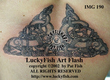 Bamberg Dragons Celtic Tattoo Design 1