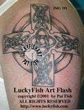 Equilateral Cross Celtic Tattoo Design 2