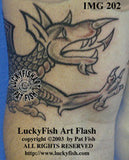 Defender of the Earth Celtic Dragon Tattoo Design 2
